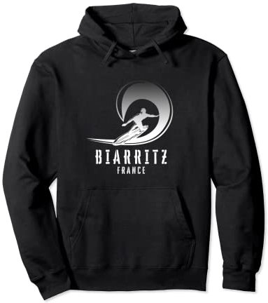 Surf Biarritz, Surfen Biarritz in Frankreich, Pipe Surfer Pullover Hoodie