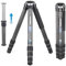 INNOREL KT404C Treppiede compatto a 10 strati in fibra di carbonio Tubo da 40 mm Cavalletto professionale per fotocamera resistente per videocamera digitale DSLR Carico 35 kg con colonna centrale