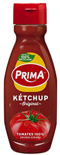 Prima Ketchup sabor original elaborado con tomates españoles. 540 g