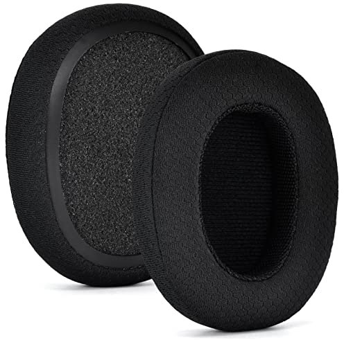 Palumma For Skullcandy Earphone Pads, Replacement Ear Pads for Skullcandy Crusher Wireless/Crusher Evo/Crusher ANC/Hesh3 Headphones Ear Cushions, Headset Earpads, Ear Cups (Black)