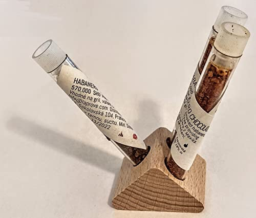 Chili Habanero - Cubo con 3 Habaneros ahumados, 3 x 4 g