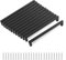 MIYUANGKJ 12pcs Kitchen Cabinet Handles 192mm Black with Screws for Drawer & Wardrobe Furniture Decoration