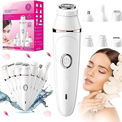 Pluxly Epil Pro 3.0 Depiladora facial para mujer, depiladora 7 en 1, cara lisa