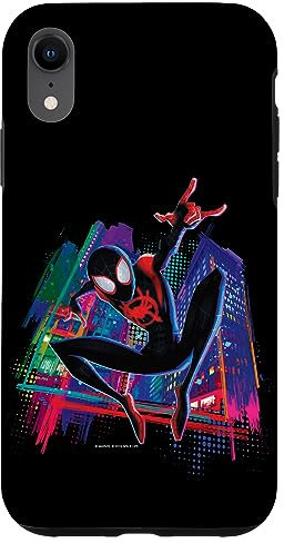 iPhone XR Marvel Spider-Man Miles Morales Graffiti City Case