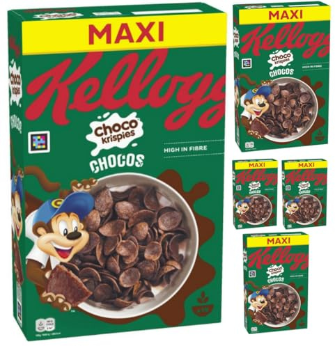 Choco Krispies Chocos Cerealien Muesli Cornflakes 580 gramm x 5 Stück