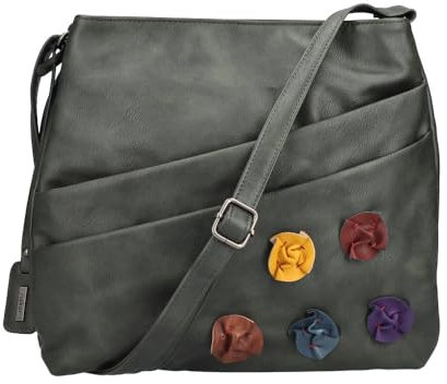 Rieker Damen H1017 Handtasche, Grün