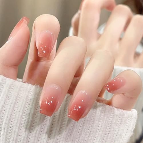 Ceboic 20 Stück UV Nagelfolien, Gradient Rosa Gel Nagellack Aufkleber Halbgehärtete Nagelfolie, Nagellackstreifen zum aufkleben Nagelsticker Selbstklebend, Gellack Wraps für Nagel