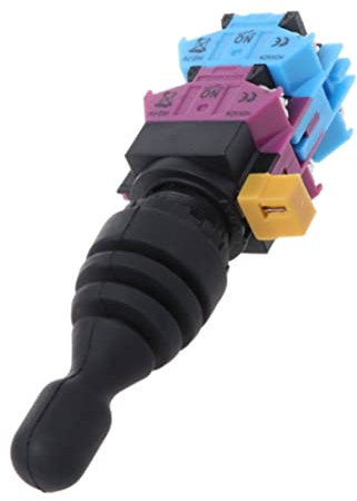 Interruptor de joystick de 4 posición HKL-FW24 4NO Tipo momentáneo Monolever Joy Stick Restablecer botón Reemplazo Interruptor de joystick