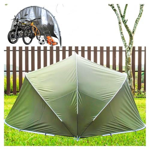 YSMSMZJK Box Moto Pieghevole E Facile da Riporre Garage Moto per Esterno con Tessuto Oxford 210D PU4000 Impermeabile Garage Moto per Esterno Carport Auto