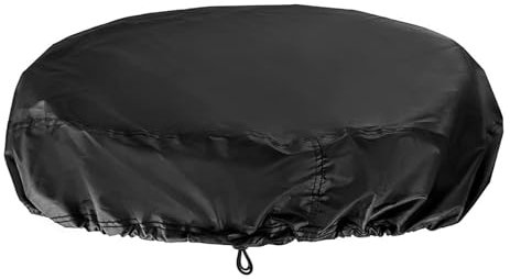 Rain Collection Barrel Protector - 55 Gallon Barrel Lid Cover, Barrel Lid Cover, Waterproof Bin Cover with Drawstring, Water Bucket Cover for Wheelie Bins and 55 Gallon Barrels
