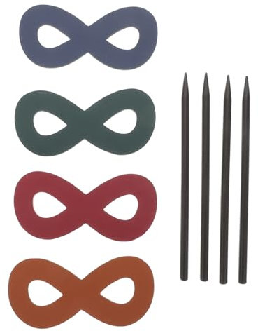 DECOMELODY 4stücke Haarspange Aus Leder Für Frauen Mädchen Leder Haar Stick Haarschmuck Aus Hält Haartypen Fest Und Bequem Ohne Haar Zu Ziehen Beschädigen