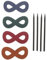 DECOMELODY 4stücke Leder-haarspangen Elegante Haaraccessoires Für Dutt Zopf Und Pferdeschwanz Praktische Und Leichte Haarschieber Aus Leder Für Verschiedene Haartypen Für Partys