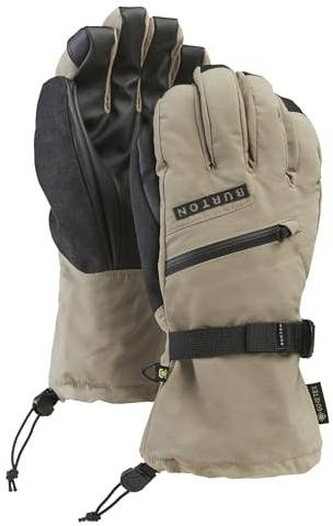 Burton Men’s Gore-TEX Insulated Gloves – Waterproof Winter Snowboard Gloves – Summit Taupe, X-Large