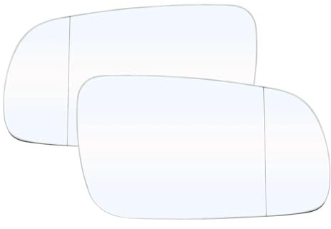 Cristal de Espejo Retrovisor para VW para Jetta para Golf Mk4 4 para Passat B5 Espejo Retrovisor Lateral Izquierdo/Derecho Cristal Calefactable Exterior Clip On Cristal de retrovisor Lateral(Left and