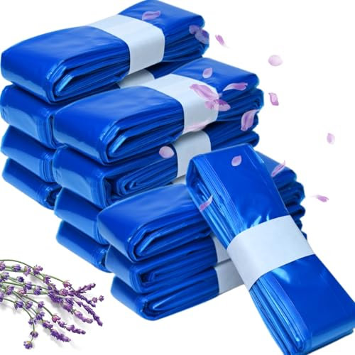 Dazhtu Lot de 12 Recharge Poubelle à Couches, 4,5M Sac Poubelle Couche Grande Capacité Étendu Épaissi Recharge, Bebe Recharge Sac Poubelle Couche Compatible avec Tommee Tippee, Angelcare, bleu