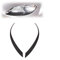 Augenbrauen-Zierleiste 2 Teile/satz Auto Scheinwerfer Augenbrauen Trim Aufkleber Für Mazda Für MX-5 Für MX5 2009-2014 2010 2011 2012 2013 Auto Exterior Zubehör