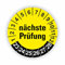 Fassbender-Druck PRÜFPLAKETTEN - Hochwertige Prüfetiketten FD-4 NÄCHSTE WARTUNG Ø 30mm - Selbstklebende PVC-Folie - Wartungsetiketten für Prüfung - Prüfplakette für Prüfungsnachweis (10 Stück)