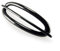 2Stk Libellenspange oval 6x2cm in schwarz - Made in Germany - WeLoveBeads