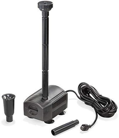 esotec Solar Einzelpumpe Fountain 650 870 pro, 12-18V/DC Teichpumpe, Sprinklerset, universell einsetzbare Ersatzpumpe, DIY Springbrunnen Wasserspiel, Zubehörpumpe, Erweiterungspumpe, IP68 101991