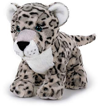 Trigon Stofftier Schneeleopard, 35 cm Kuscheltier Plüschtier, Wildtier Zootier Raubkatze