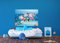 AG Design Paw Patrol unter Wasser mit Fischen, Vlies Fototapete für EIN Kinderzimmer, 160 x 110 cm, FTDN M 5272, Mehrfarbig