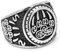 Schmuck-Checker Wikinger-Ring mit Bärentatze aus 316L Edelstahl nordischer Berserker Ring Germanen Kelten Schmuck Männer Geschenk (62 (19,7 mm Ø))