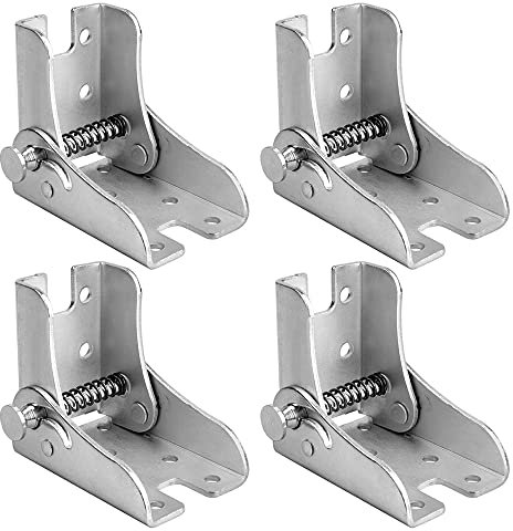 4 Stücke Klappbarer Stuetz Rahmen,Faltbare Scharniere,Stahl Faltbare Scharnier,Bänke Tischbein Scharnier,Verwendet Für Werkbänke,Schreibtische,Klappbeine,Wandregale Und Klappregalhalterungen
