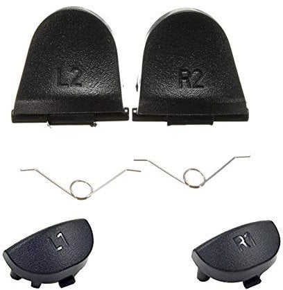 PS4-Controller-Ersatz L1 L2-Triggerfedern-Taste R1 R2-Taste 2-Federn-Controller-Taste Set PS4-Controller Ersatzzubehör 6pcs