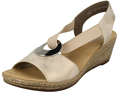 Rieker Alula Womens Wedge Heel Sandals