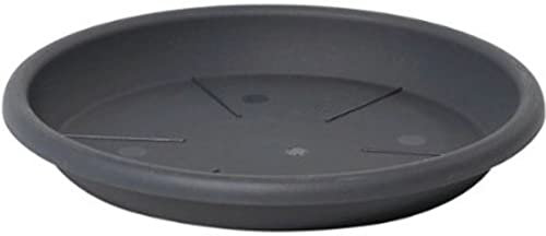 Dehner Blumentopf-Untersetzer Eolo, Ø 65 cm, Höhe 8.6 cm, Kunststoff, anthrazit