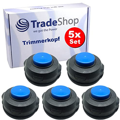 5x M10 Rasentrimmer Fadenkopf Motorsense Trimmerkopf für Husqvarna 128CD 128R 128RJ 128LDx 128L 128LD 129L 129LDx 129DJx 133R 223L 223R 224L 225L