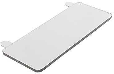 SANGOGO Plateau pour Clavier sous Le Bureau,Support pour Clavier,Plateau d'extension de Bureau Ergonomique,Pince sans Perforation,Plateau de tiroir de Clavier (Blanc, 52cm*25cm)