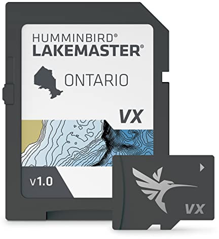 Humminbird LakeMaster - Ontario V1: Fischkarte, Lake Mapping Tool, 16 Stück