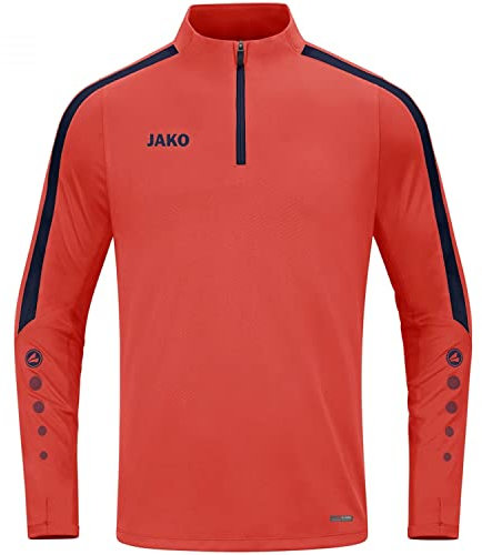 JAKO Herren Ziptop Power, Flame/Marine, 3XL