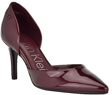 Calvin Klein Women's Gloria Pump, Merlot 600, 3 UK
