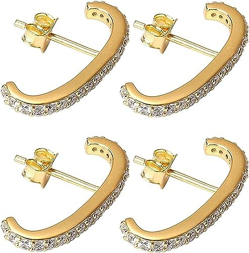 Wrap Earlobe Studs,Minimalist Suspender Ear Cuff Earrings for Women Wrap Earlobe Studs,Wrap Around Earlobe Earrings