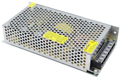 inShareplus 24V Netzteil 5A 120W, DC Universal Geregeltes Schaltnetzteil, Trafo 230V auf 24V LED-Treiber, Transformator, Adapter für LED-Streifenlicht, 3D-Drucker, Computerprojekt, CCTV