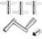 4 Pezzi Chiave del Tamburo, Chiavi per Batteria Drum Key Chiavi di Sintonia,Accessori Batteria Acustica, T e Z Chiave di Sintonia del Tamburo per Strumenti a Percussione Rullante