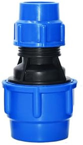 MiJunHD Raccord droit réducteur de tuyau en polyéthylène, 50 mm à 32 mm, raccords rapides en plastique pour arrosage de jardin et agriculture (1 pièce)