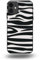 Hülle passend für Smartphonica Handyhülle passend für iPhone 11 mit Zebra Druck - TPU Back Cover Case mit Zebra-Print Design - Schwarz Weiß
