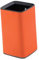 Milageto Poubelle en acier inoxydable, poubelle moderne polyvalente, poubelle pour bureau, toilettes, chambre à coucher, salon, maison, Orange