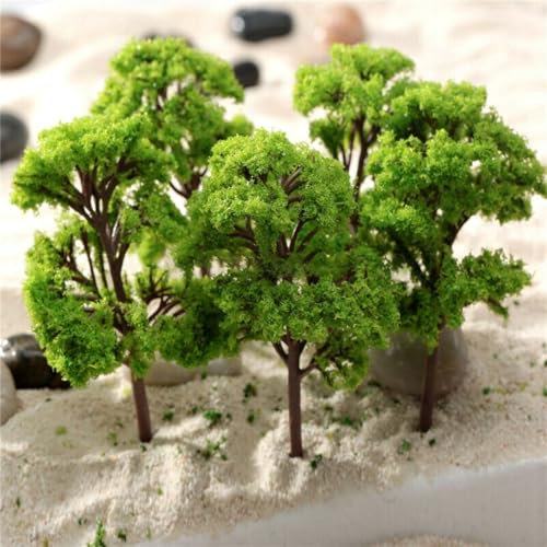 Lastdaytime Mini Model Trees, model railway accessories Train Trees, Railway, Landscape, Diorama Trees, Architecture Trees, Pieces Model Trees for DIY Landscape Scenery(10)