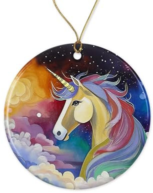 Weihnachtsbaumschmuck Rosa Lila Blau Einhorn Weihnachtsanhänger Ideal Christbaumschmuck Anhänger Multicolor Weihnachtsschmuck Für Geschenke Holiday Hausdeko