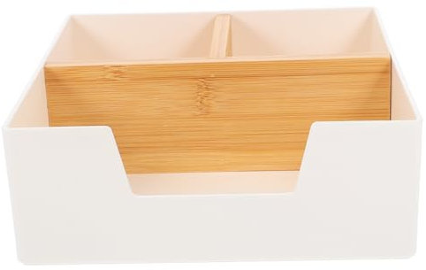 PRETYZOOM Porta Bustine Di Tè e Caffè Contenitore Per Piccole Bustine Scatola Portaoggetti Da Tavolo Per Zucchero e Te