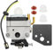 JUUDDENPARTS BHX2500 Carburettor Carb Fuel Line Filter Kit, Replacement for Makita Leaf Blower Carb BHX2500 BHX2500CA BHX2500V EH450 H2500 PB2504