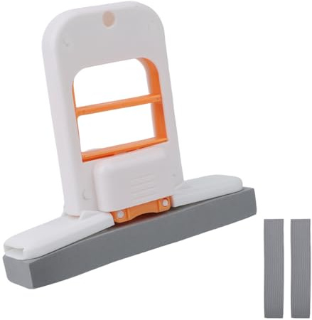 Mini Trapeador de Escritorio Plegable con 3 Tiras Esponja, Herramienta Limpieza con Esponja Autoapretable para Uso en Seco y Húmedo para Encimeras de Cocina y Baño
