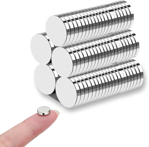 100 Stück Magnete Stark 5x2mm, Neodym Magnete, Kühlschrankmagnete, Mini Magnete Stark Klein Rund Magnete, für Kühlschrank, Handwerk, Fotos