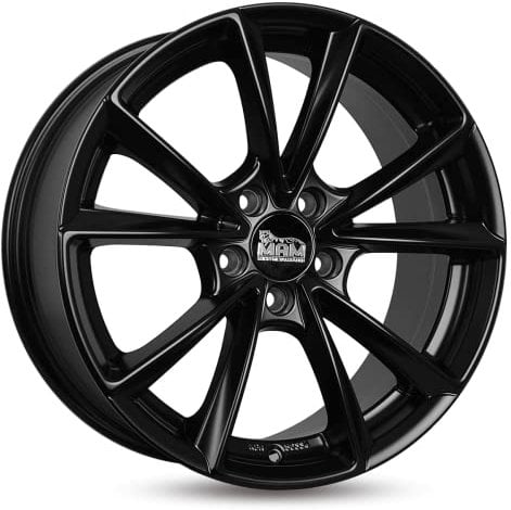 MAM A5 8JX18 5/112 ET35 66.6 MATT Black Painted Alufelge