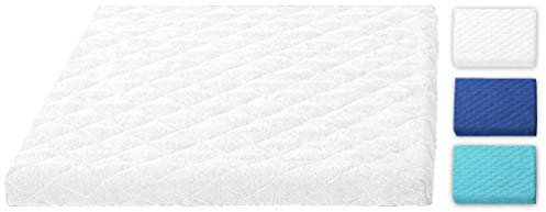 Brandsseller Funda 60 x 60 cm para Lavadora y Secadora – Cubre Lavadora Acolchado con elástico – Protector de Tela – Blanco