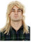 ALLAURA - Garth Wig Mens Mullet Wigs Dark Blonde 80s Costumes - Mens Mullet Wig Merica Blonde Brown Joe Dirt Costume